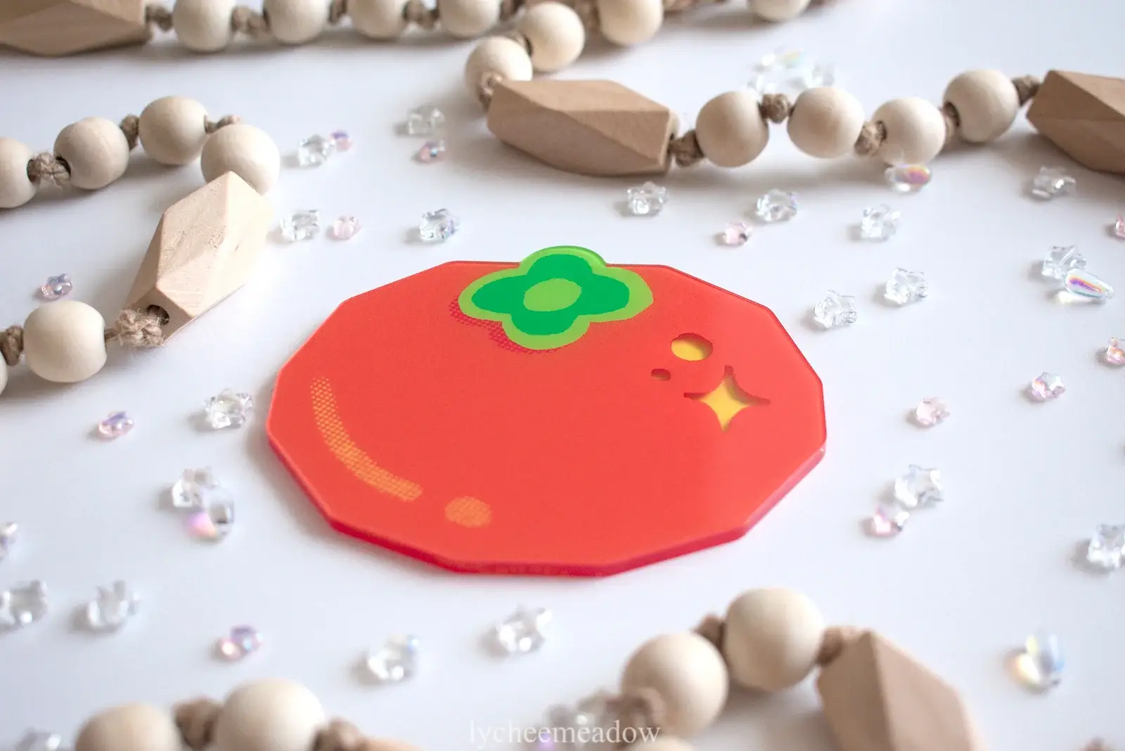 Lycheemeadow - Wholesale Coasters - Persimmon Double-sided Coaster8