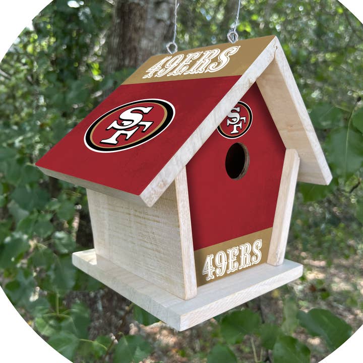 Casetta per uccelli San Francisco 49ers - Assemblata per la vendita all'ingrosso da parte di Fan Creations