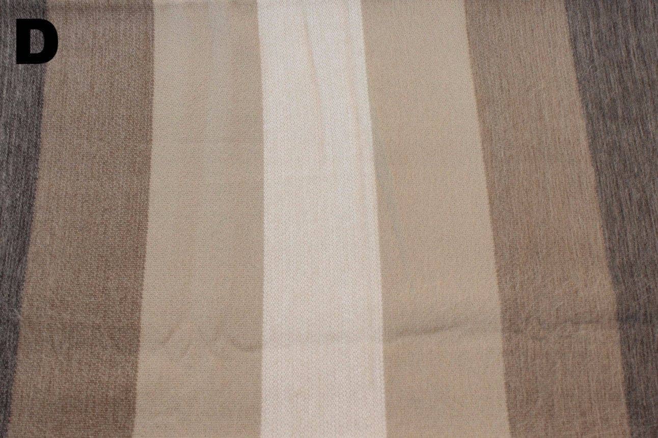 Choice Alpaca Products – wholesale Filtar – Alpacka Bed Filt - Randig14