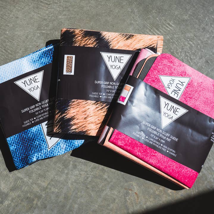 Yune Yoga - Wholesale Yoga Mat - Foldable Suede Yoga Mat Apollo Yune Yoga Travel Mat6