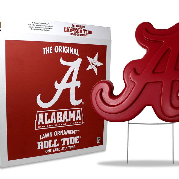 Case (8) The Original Alabama Crimson Tide Lawn Ornament (Wholesale) for wholesale by Fanlawnaments