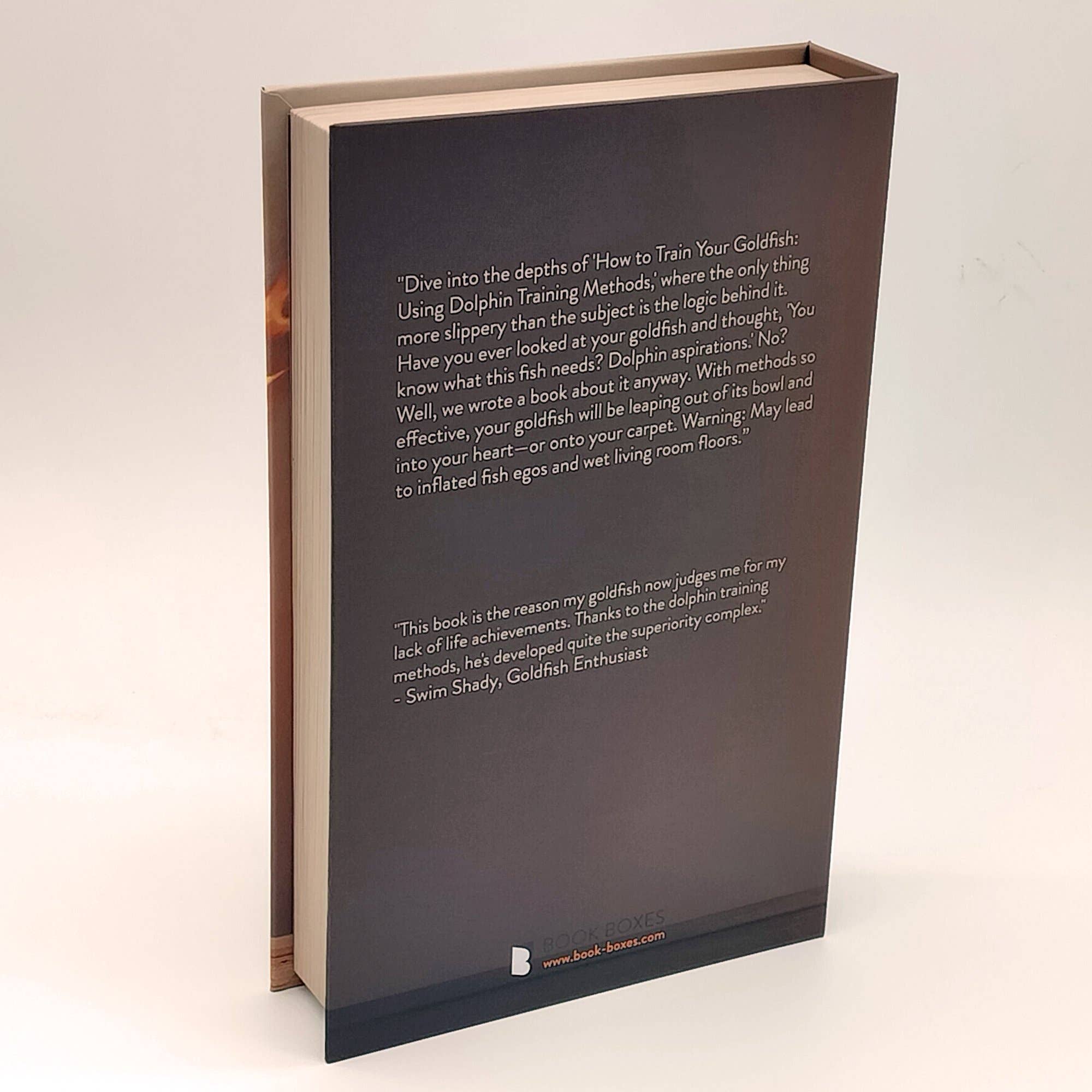 Book Boxes - Wholesale Decorative Box - How to Train Your Goldfish Using Dolphin Training Techniques3