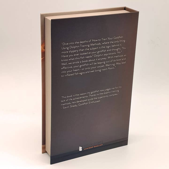 Book Boxes - Wholesale Decorative Box - How to Train Your Goldfish Using Dolphin Training Techniques3