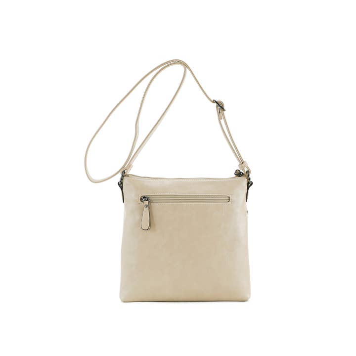 INES DELAURE - Vente Sac porté épaule – femme - Pochette zippée, bandoulière réglable