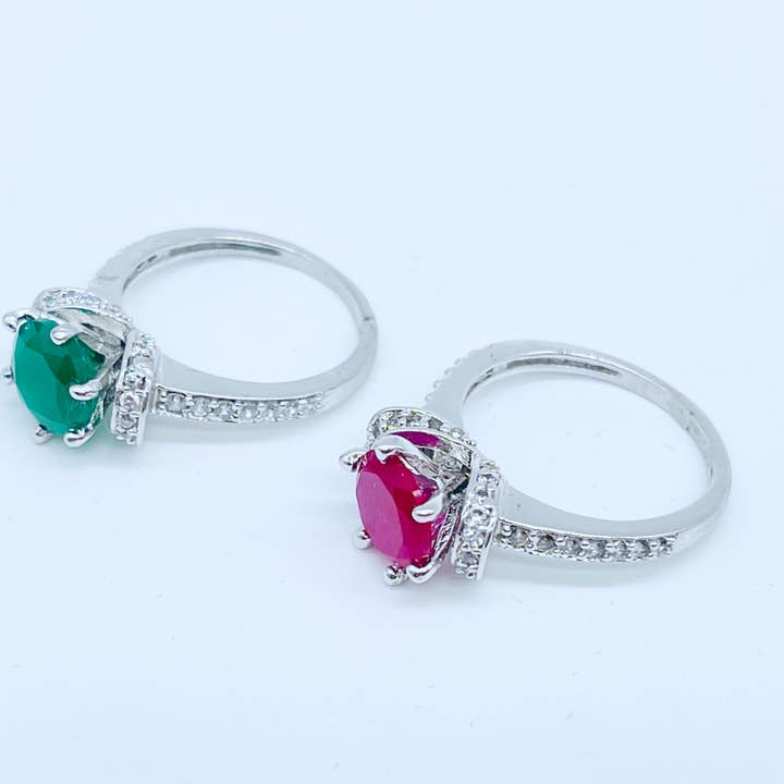 Sarah Shahid Designer Jewelry - Wholesale Ring met meerdere stenen - Ringen met Amerikaanse diamanten