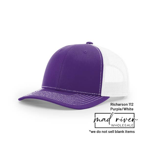 Mad River – Engroshandel Trucker hat - Unisex – Lædertræ Patch Hat med Tilpasset Tekst - R112 Trucker26