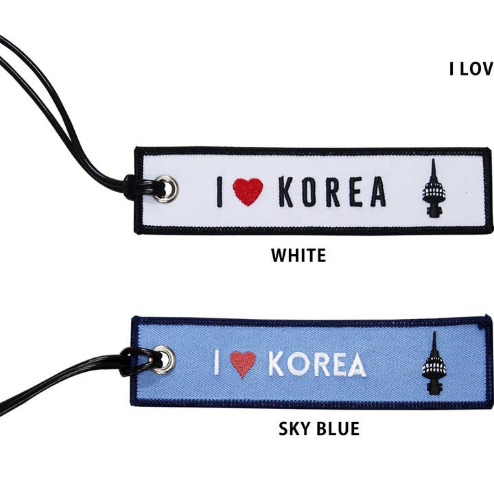 K_Wonderland - Wholesale Luggage Tag - Embroidered Luggage Name Tags - Kiss Me Before Flight
