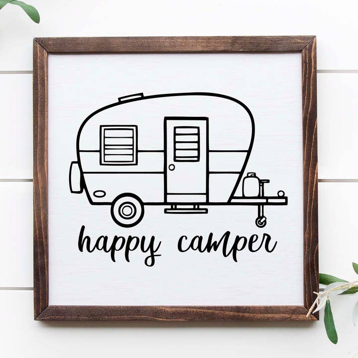 Decoração de Rv de campista feliz campista por atacado de Rising Tide Vintage