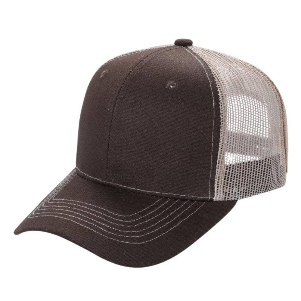 DOBBI – Großhandel Trucker-Cap – Unisex – Curve Trucker Mesh-Mütze mit 6 Paneelen10