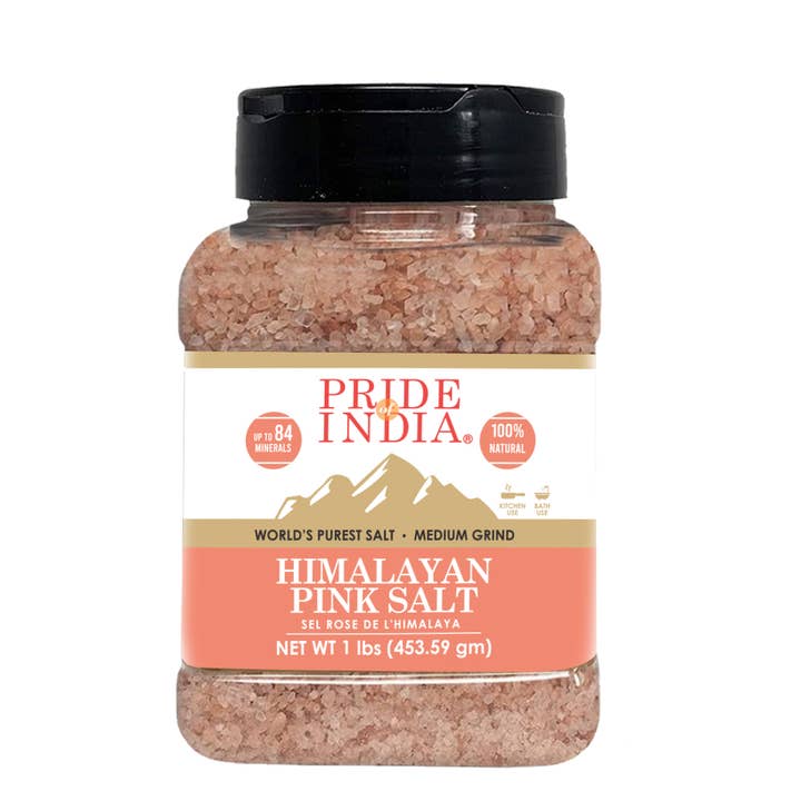 PRIDE INDIA BRANDS - Wholesale Salt - Himalayan Pink Salt - Medium