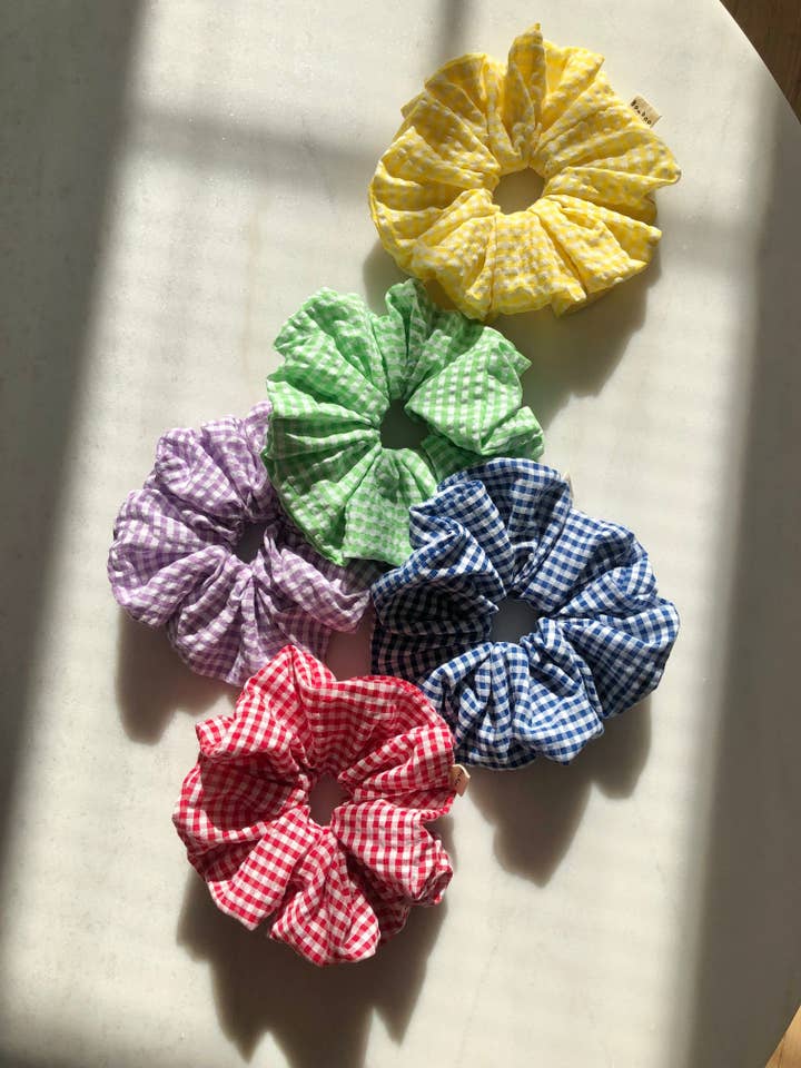 MINI GINGHAM SCRUNCHIES - Märchen für den Großhandel von Billy Bamboo