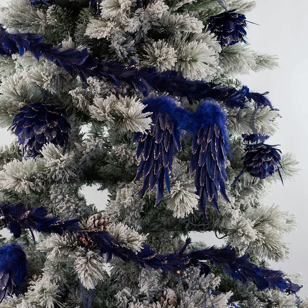 Zucker Feather Products – wholesale Ornament – Navy Blue Christmas Ornament13