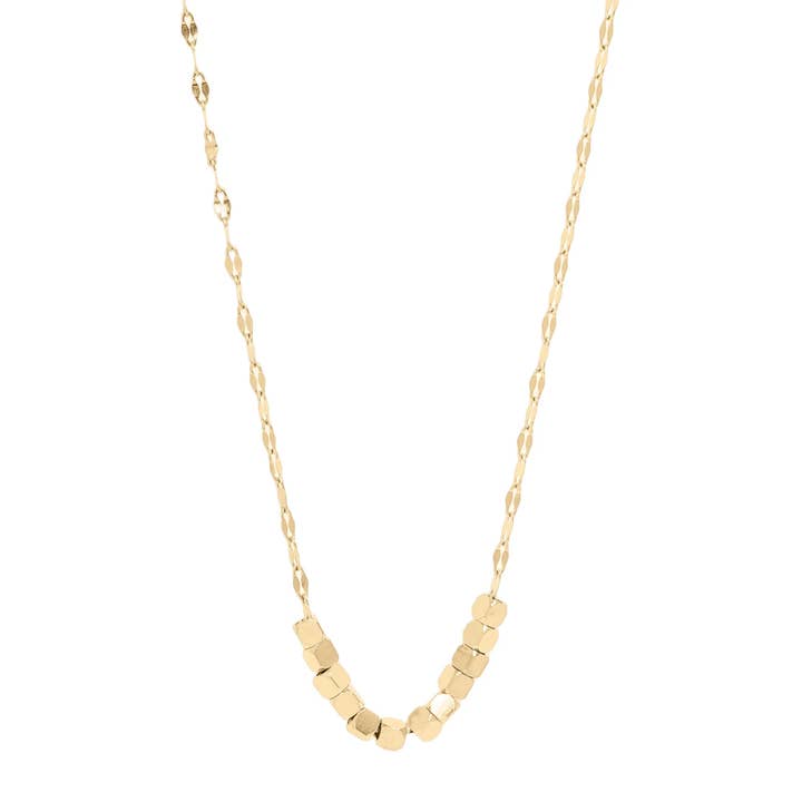 Leni necklace 18k gold plated for wholesale by Bella Rey jewelry