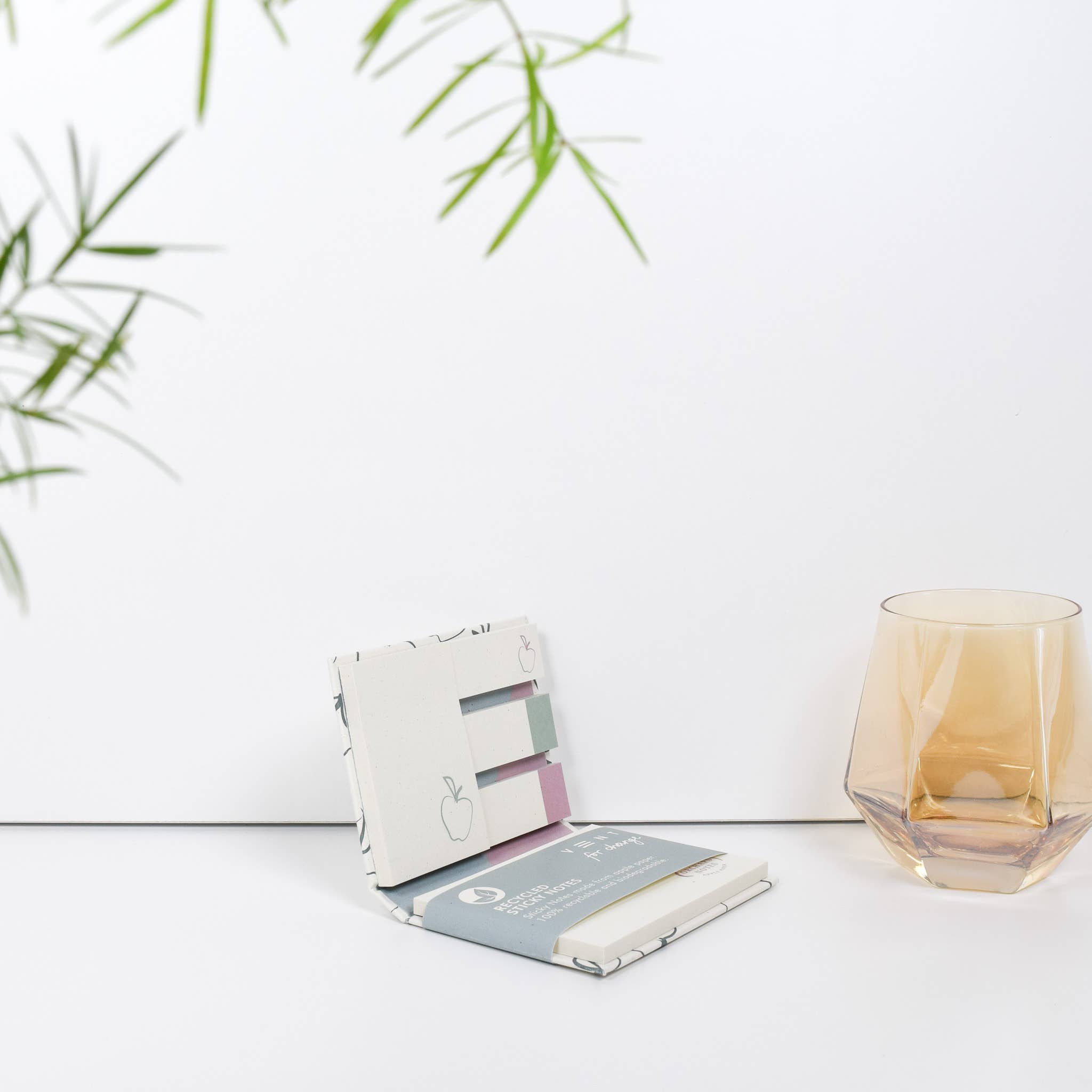 VENT for Change - Wholesale Sticky Notes - Orchard Sticky Notes Pad in Green - Organic Apple Paper2
