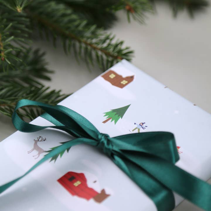 Kunst an Papier - Wholesale Flat Wrap - Christmas Chris Wrapping Paper