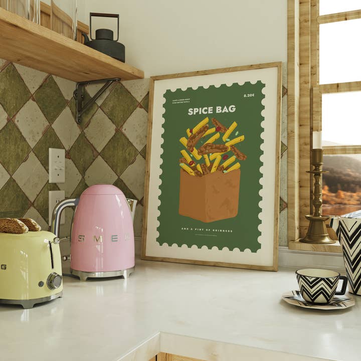 Nono Problemo - Wholesale Kunstprint - Kunstdruk β Kruidenzak | Abstract Minimalistisch Muurkunst6