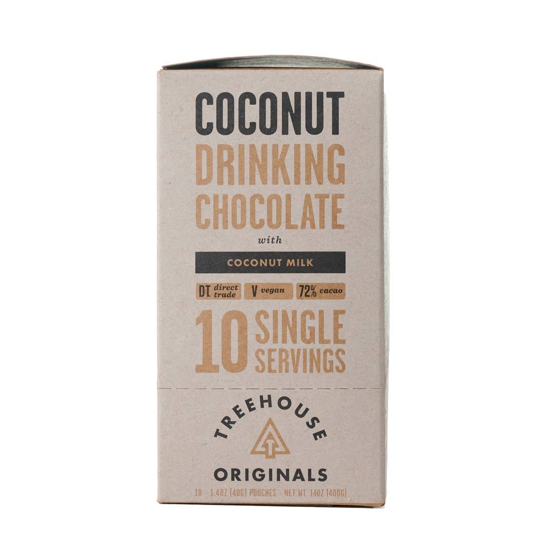 Treehouse Originals - Wholesale Hot Cocoa Mix/Kit - Coconut Milk Organic Dark Hot Chocolate, Single Serving1