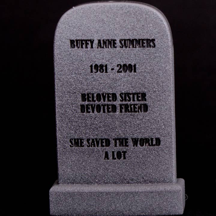 Prints of Darkness - Wholesale Decorative Figurine - Gravestones from Your Favorite Movies & TV Shows!3