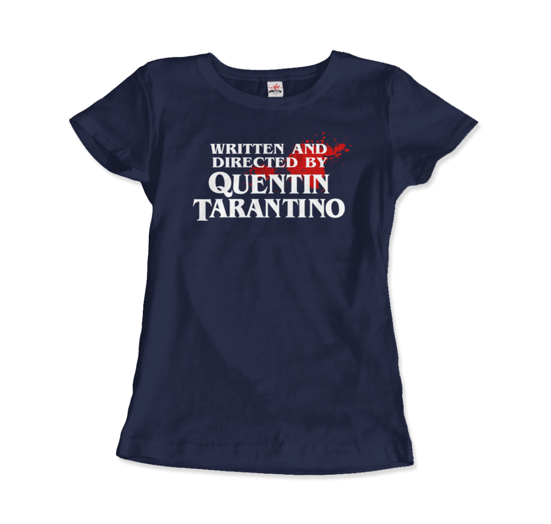 Art-O-Rama Shop - Wholesale Screen Printed T-Shirt - Women's - Written and Directed by Quentin Tarantino (Bloodstained) T-Shirt12
