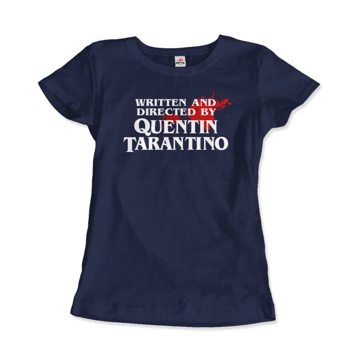 Art-O-Rama Shop - Wholesale Screen Printed T-Shirt - Women's - Written and Directed by Quentin Tarantino (Bloodstained) T-Shirt12