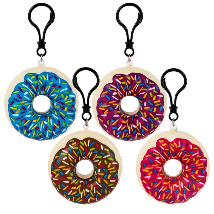 PR GROUPS LLC - Venta al por mayor Mochila - Niños - Clip para mochila de donut Squish1