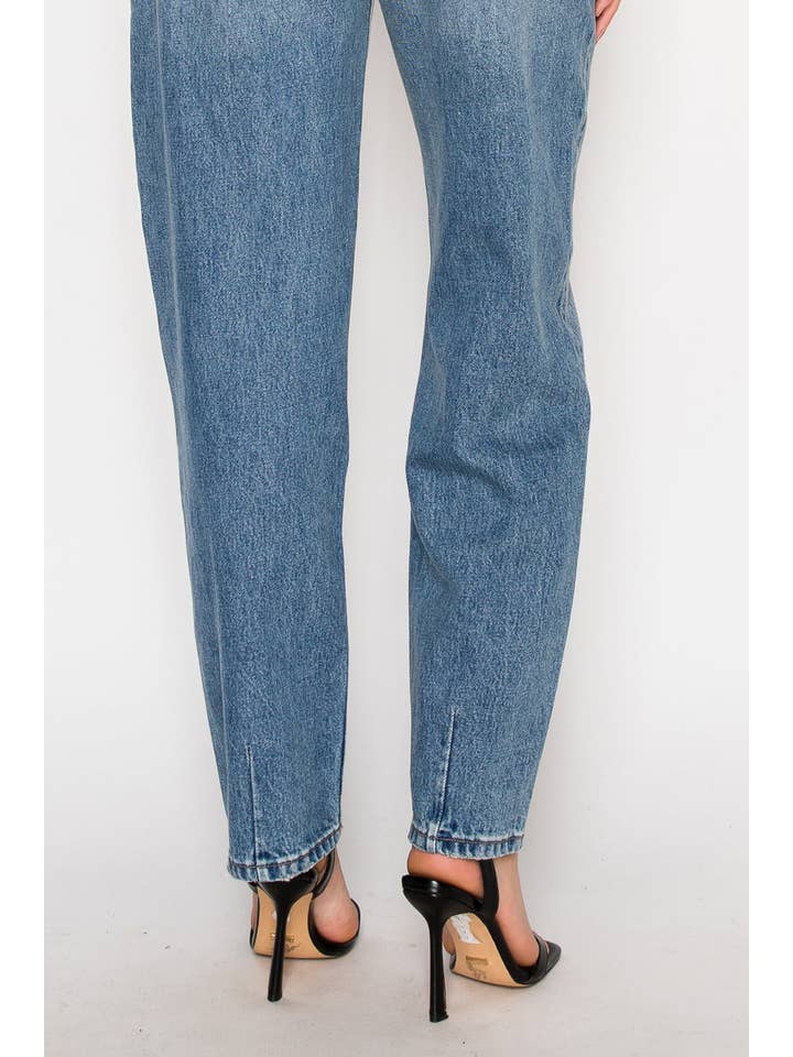 ARTEMIS VINTAGE - Wholesale Jeans - Women's - DAT1001BGM - Unisex Tapered Baggy Jeans
