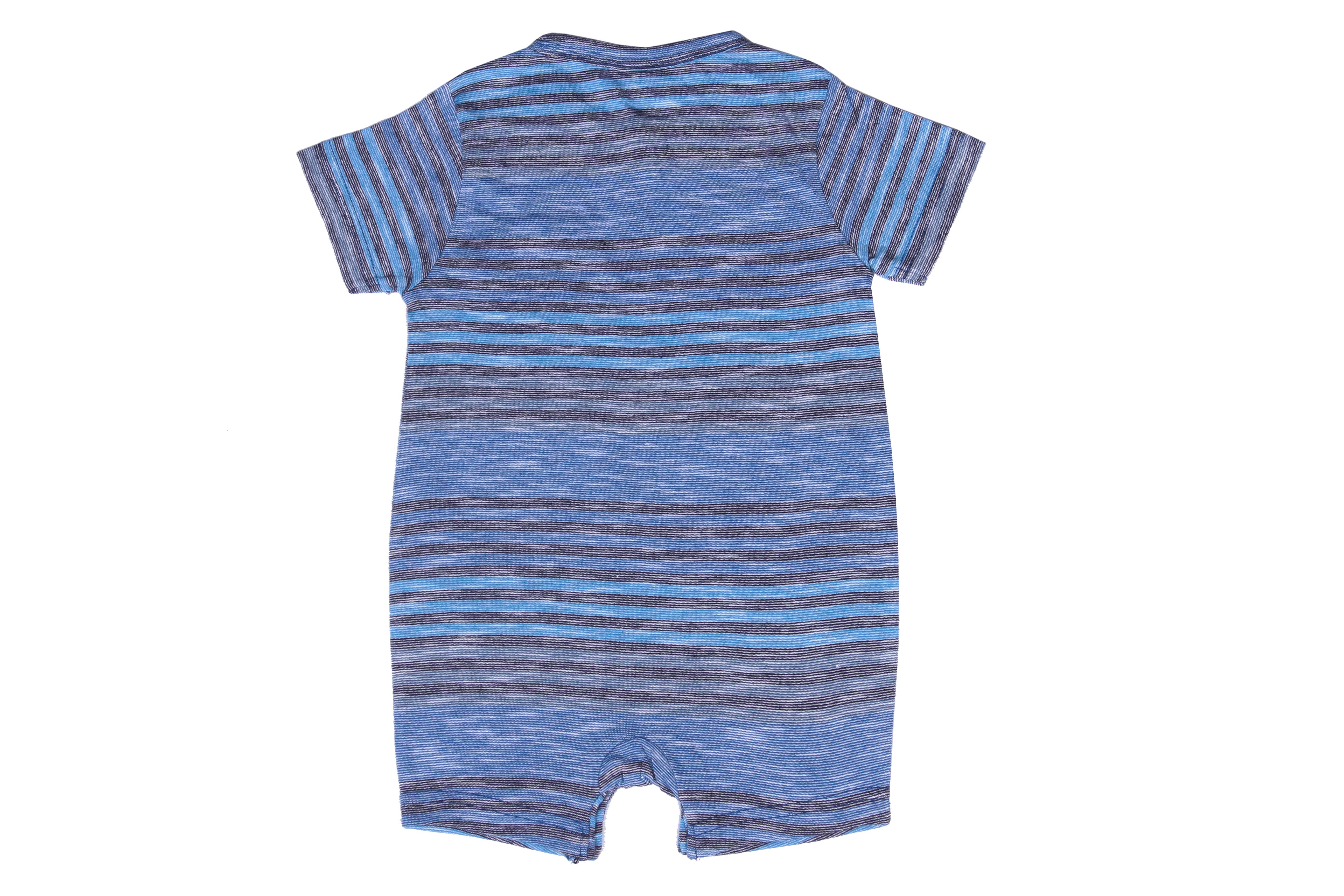 Bear Camp - Wholesale Jumpsuit - Baby - Henley Striped Romper - Baby1