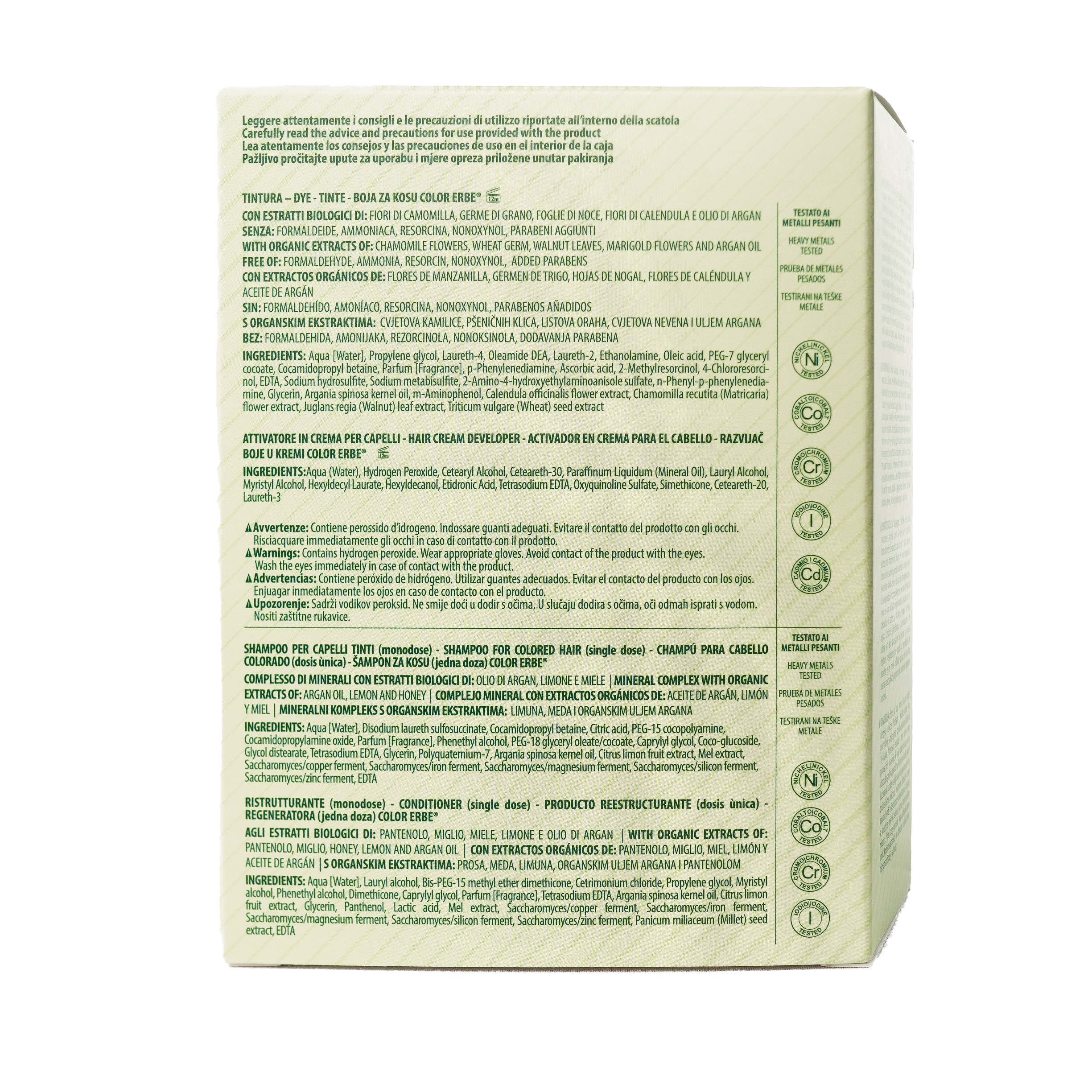 COLOR ERBE - Wholesale Hair Dye - Color Erbe Estr. Dye Bio Dark Blonde (6.0) - Made in Italy6