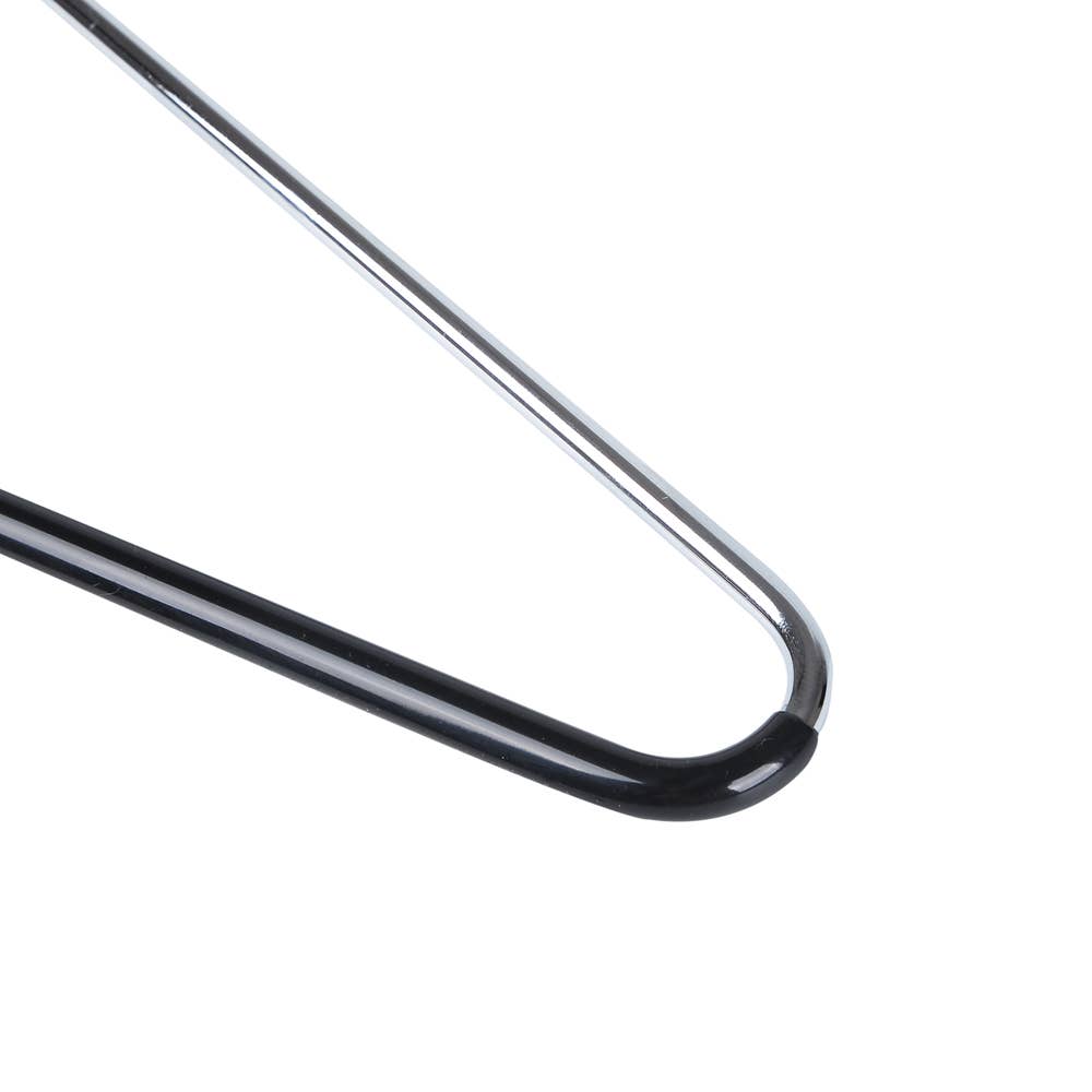 Quality Hangers - Wholesale Clothes Hangers - 8882 Metal Hanger with Black PVC coating on Bottom7