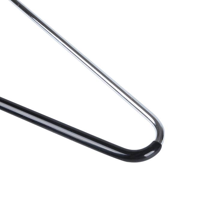 Quality Hangers - Wholesale Clothes Hangers - 8882 Metal Hanger with Black PVC coating on Bottom7