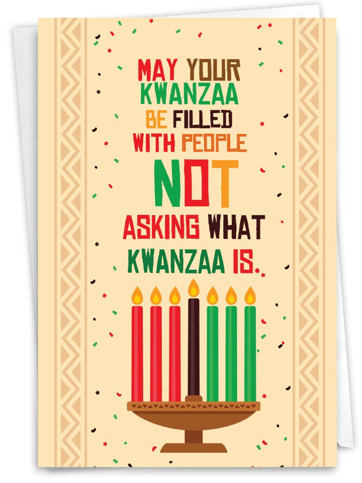 Kwanzaa Greeting Card -Someone Who Knows for wholesale by NobleWorks