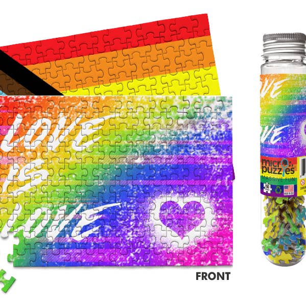Love is Love | Pride MicroPuzzle Mini Jigsaw Puzzle LGBTQ+ for wholesale by Micro Puzzles
