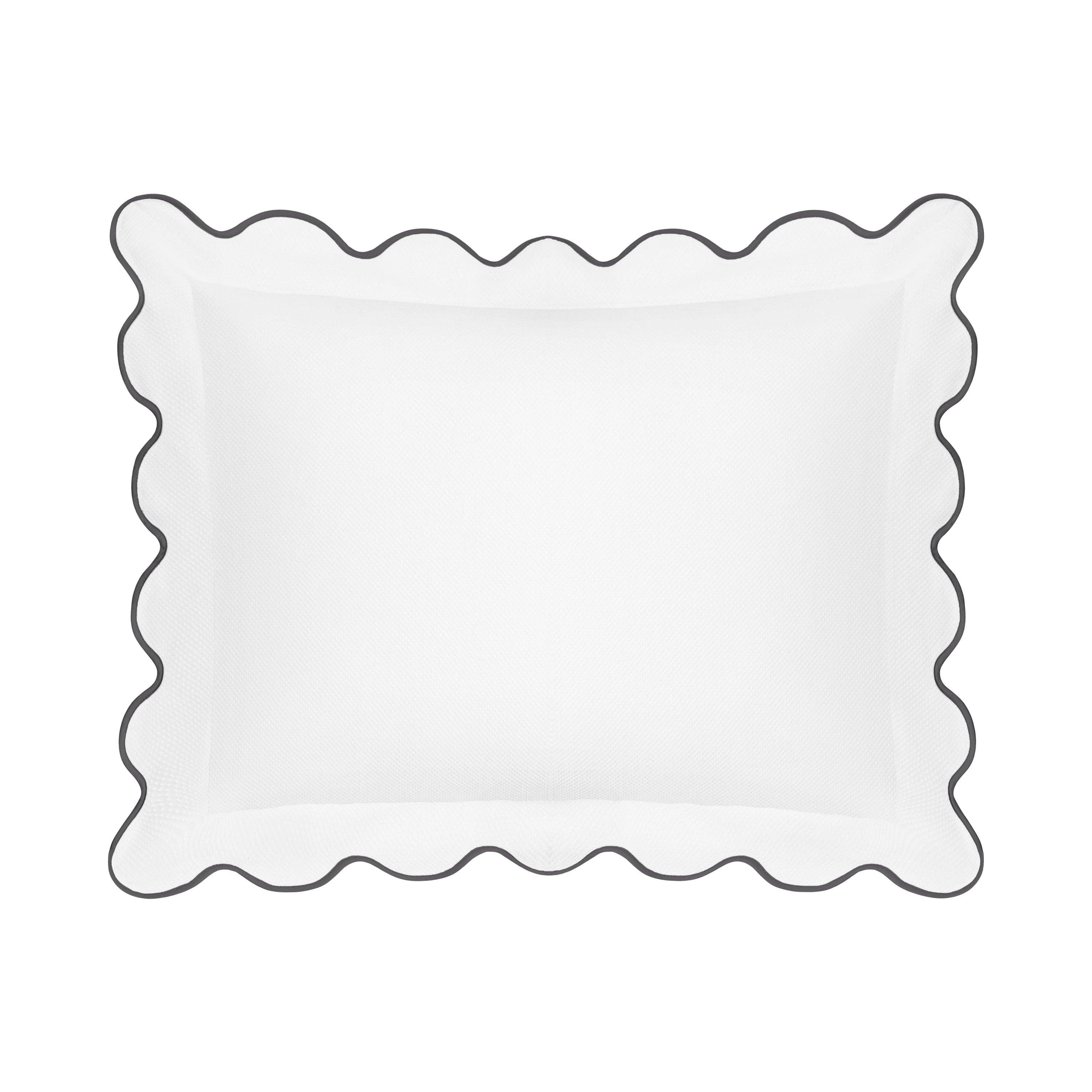 Home Treasures Linens - Wholesale Bedding Pillowcase/Sham - Honeycomb Sham (Scalloped Flange)9