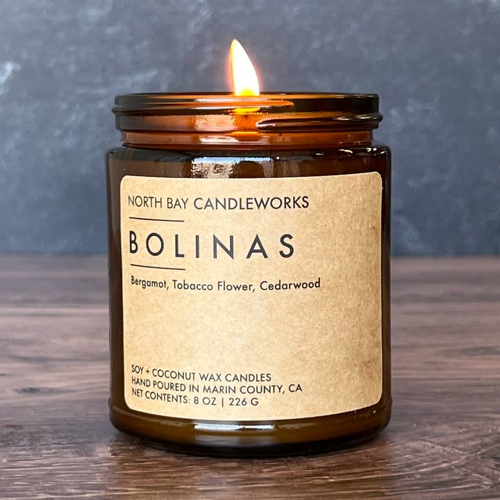 Bolinas (Standard Size, 8 oz) for wholesale by North Bay Candleworks