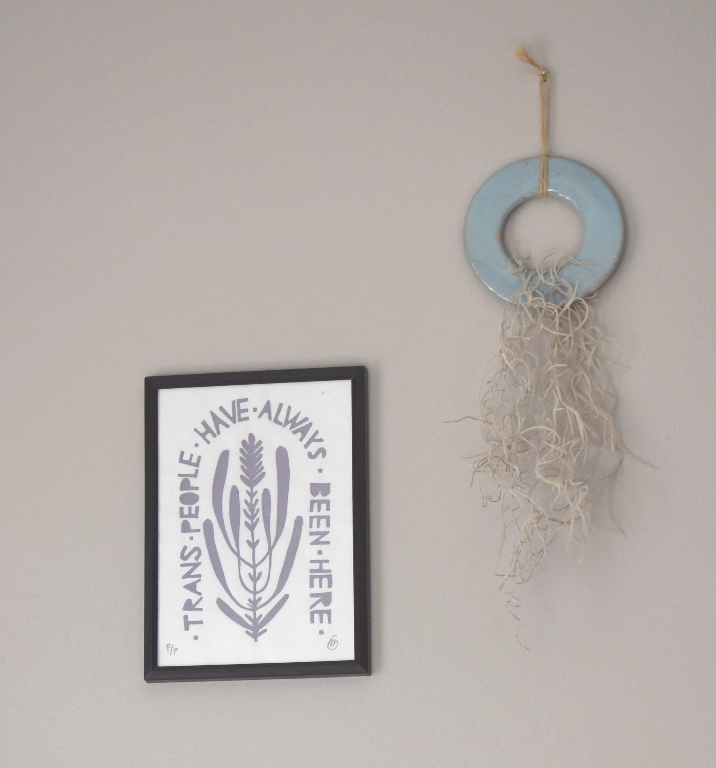 Morganite Press - Wholesale Art Print - Trans People Block Print1