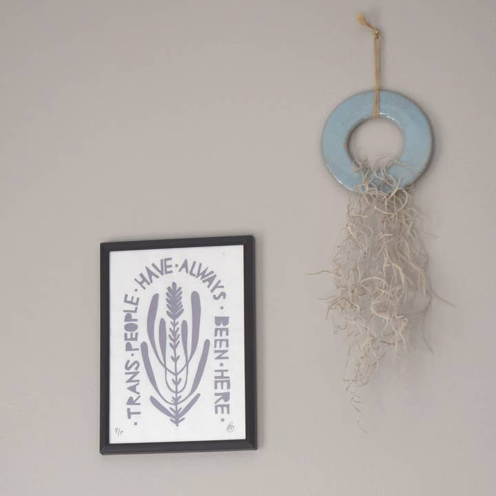 Morganite Press - Wholesale Art Print - Trans People Block Print1