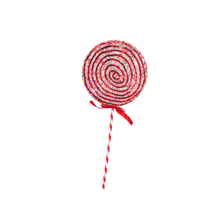 Housevitamin bv - Wholesale Christmas decoration - Decoration - Lolly Pop - Foam - Red/White - 15x35cm