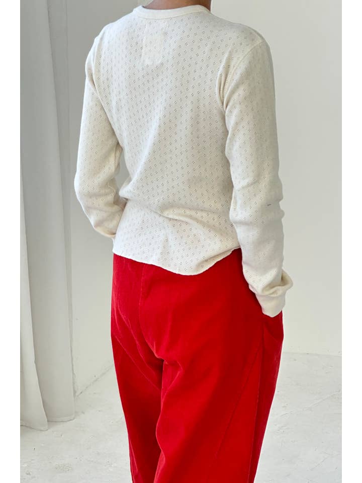 Le Bon Shoppe - Vendita all'ingrosso Maglietta - Donna - Maglietta Fondamentale Pointelle (2S-2M-1L)19