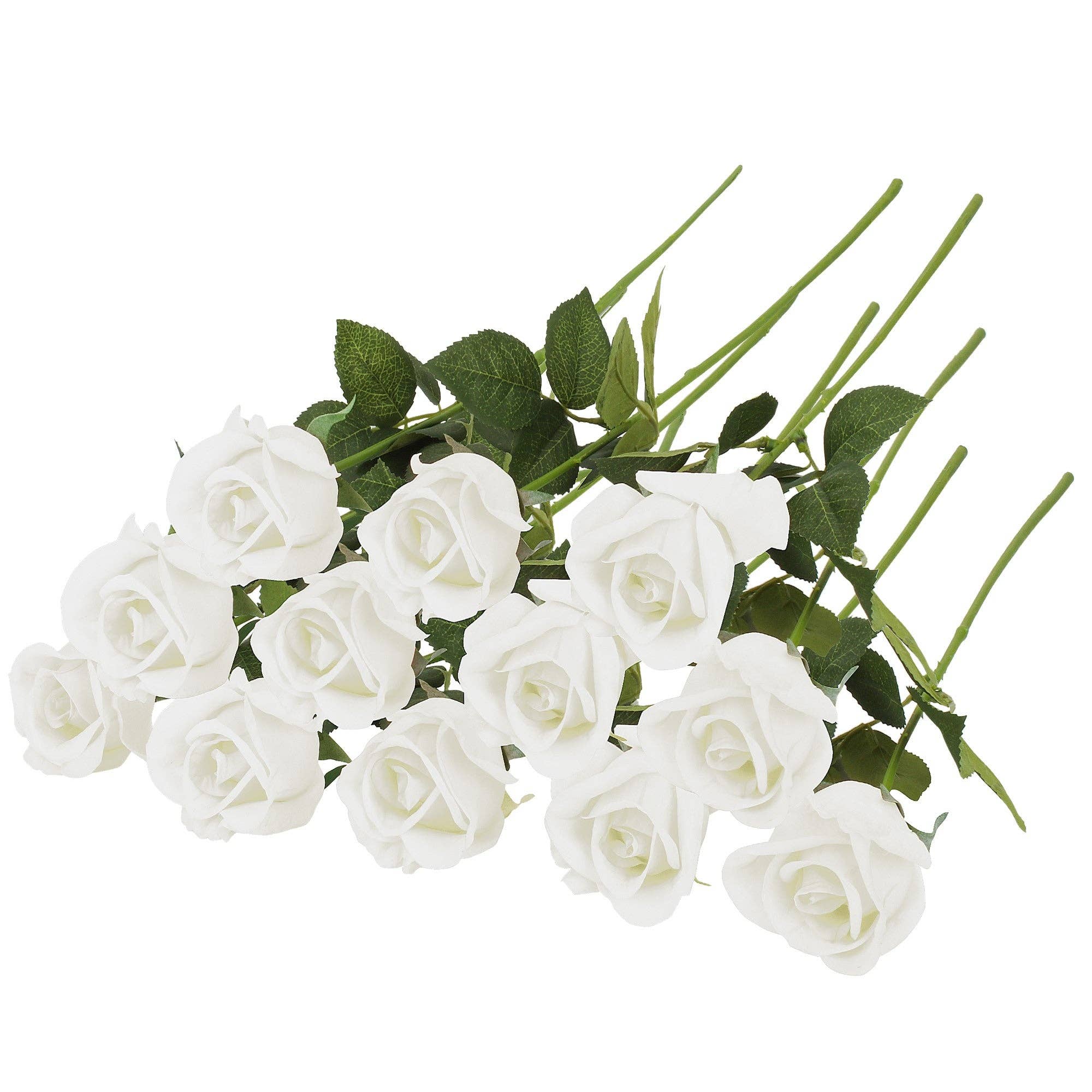 Grand Verde - Wholesale Artificial Flowers - Roses Real-Touch Artificial Flowers 22” Long Stems, 12pcs0