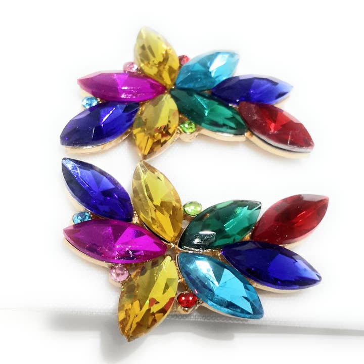 BRANDELIA – Engroshandel Hængeøreringe og creoløreringe – Spektakulære blomsterøreringe · Flerfarvet3