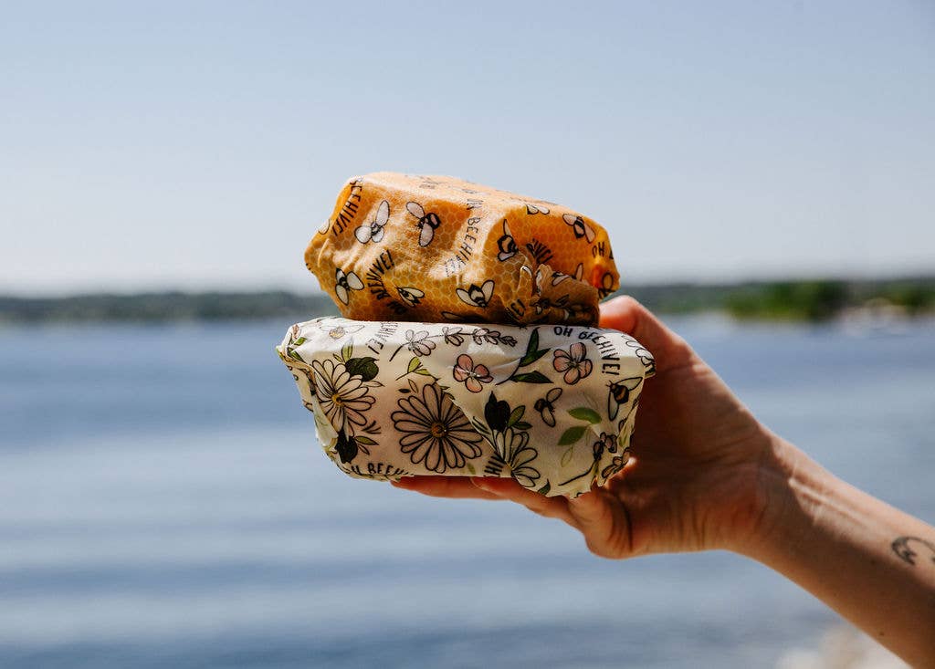Oh Beehive: Eco Goods Co. - Wholesale Food Storage Wrap/Bag - Buzzy Bees Variety Pack2