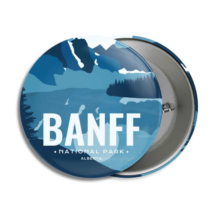 Banff Nationalpark i Canada Pinback-knap for engroshandel hos Canada Untamed