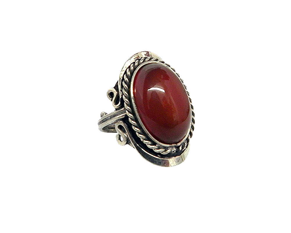Pichincha - Wholesale Cocktail/Statement Ring - Semi Precious Stone Assorted Shape Adjustable Metal Ring18