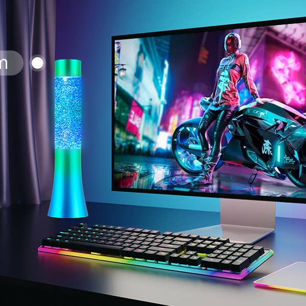 LAX Gadgets - Wholesale Accent/desk lamp - Luminous Elegance: Tech Mod Lava Lamps – A Modern Glow28