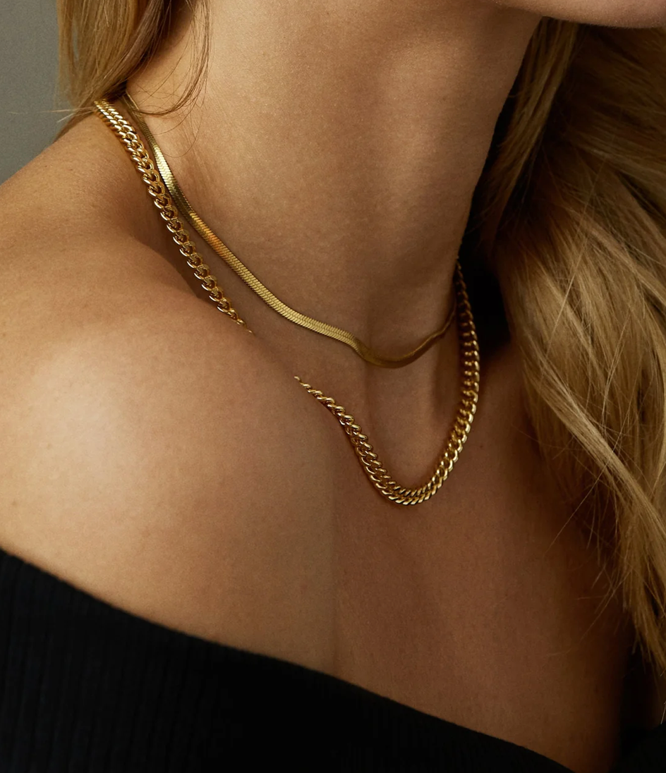 HoopLa - Wholesale Link & Chain Necklace - Cuban Max Stainless Steel Waterproof Necklace4