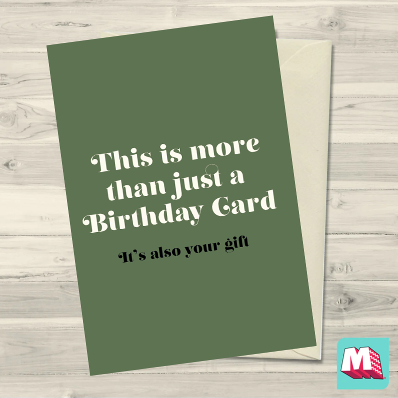 Maktus - Wholesale Birthday Card - Your Gift Greeting Card0