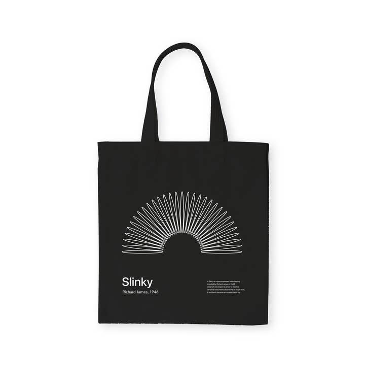 Zwarte Slinky Schoudertas voor wholesale door Merch Paper Co