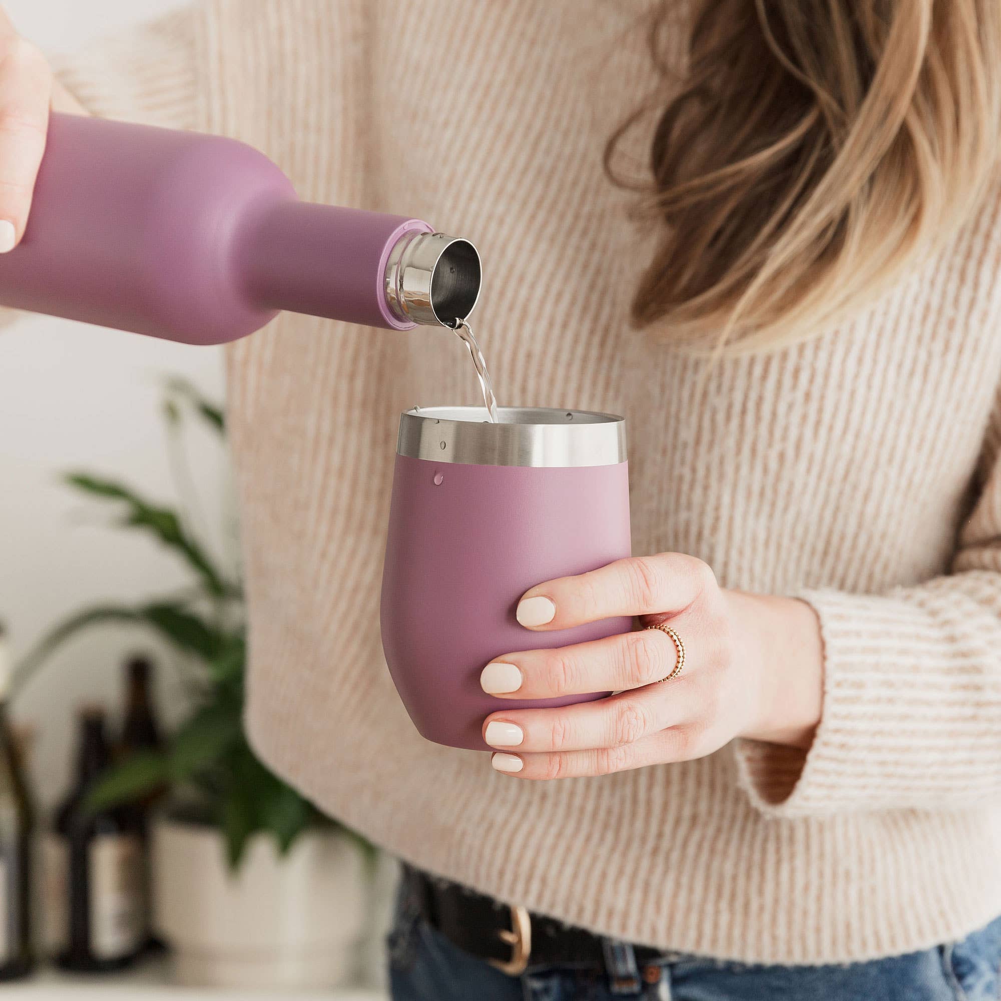 UBERSTAR – wholesale Wine tote – Double Wall Insulated Travel Wine Bottle - 750ml (25oz)2