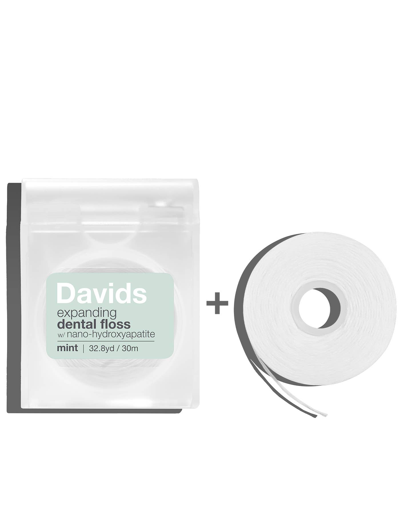 Davids Natural Toothpaste - Wholesale Floss - Davids expanding dental floss/refillable dispenser + refill