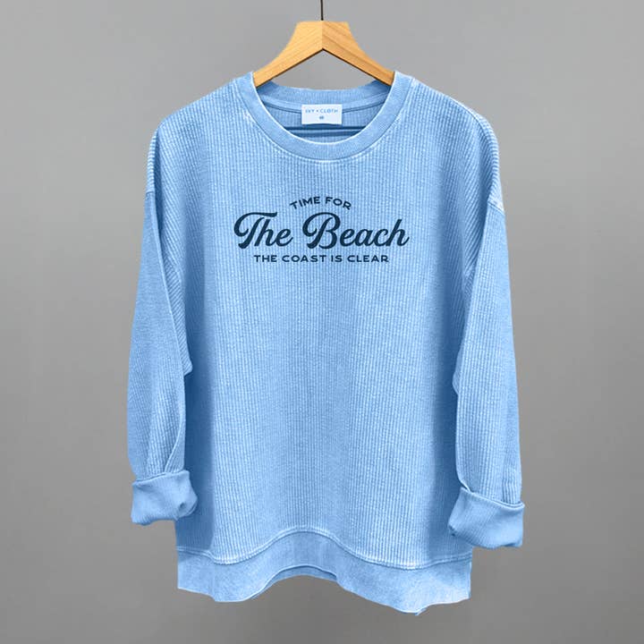 Ivy + Cloth - Wholesale Graphic Sweatshirt - Women's - Time For The Beach6